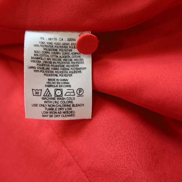 MAEVE ANTHROPOLOGIE Size 6 Red Dress Sleeveless - Picture 11 of 13